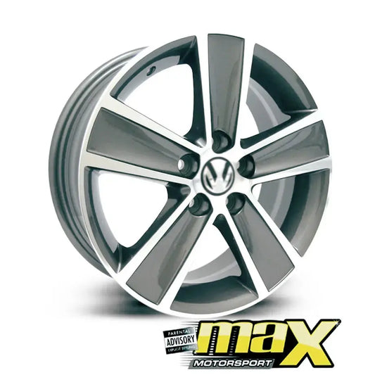 14 Inch Mag Wheel - MX283 Cross Polo Style Wheels - 5x100 PCD Max Motorsport