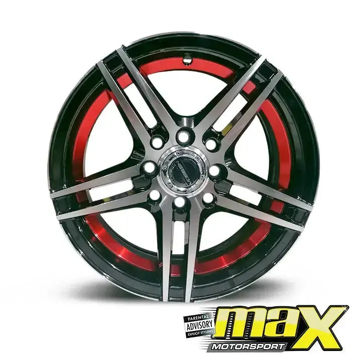 14 Inch Mag Wheel -  MX452-14RD VSN  Wheel - 4x100/114.3 PCD Max Motorsport