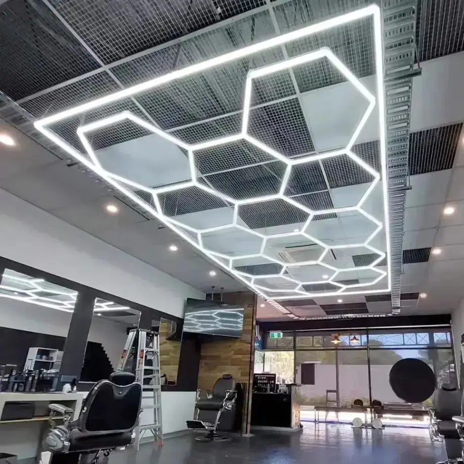 14 Piece Set Hex Light Kit with RGB Border Hexglo - Hexagon LED Lighting