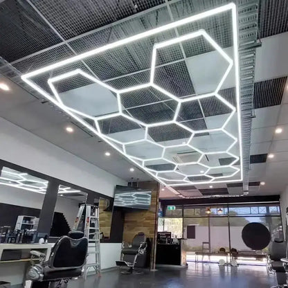 14 Piece Set Hex Light Kit with RGB Border Hexglo - Hexagon LED Lighting