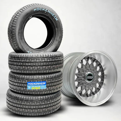 15 Inch - 10J BSS MX186-GM Bakkie Wheel & Tyre Combo (6x139.7 PCD) Max Motorsport