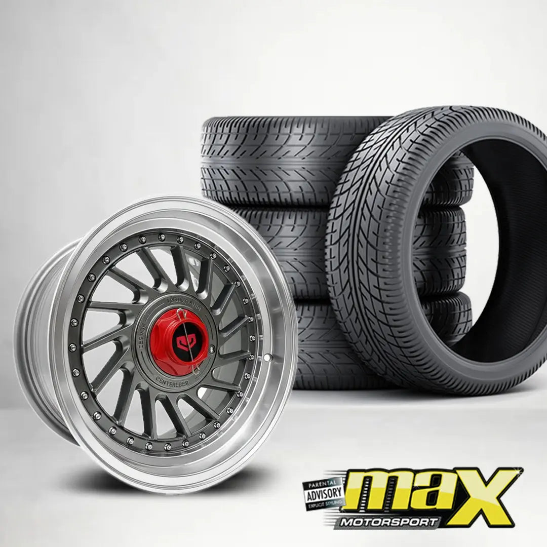 15 Inch MX113-A VSN Twist Wheel & Tyre Combo - (4x100 / 5x100 PCD) Max Motorsport