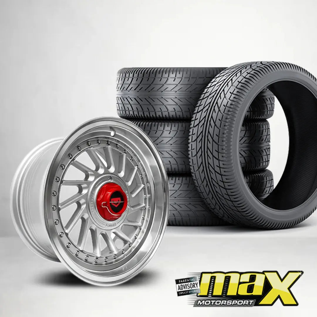 15 Inch MX113-C VSN Twist Wheel & Tyre Combo - (4x100 / 5x100 PCD) Max Motorsport