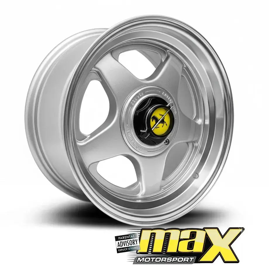 15 Inch MX1922-C Ferari Style Wheel & Tyre Combo - (4x100 / 5x100 PCD) Max Motorsport