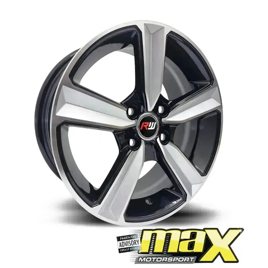 15 Inch MX206-BL Wheel & Tyre Combo (4x100/ 4x114.3 PCD) Max Motorsport