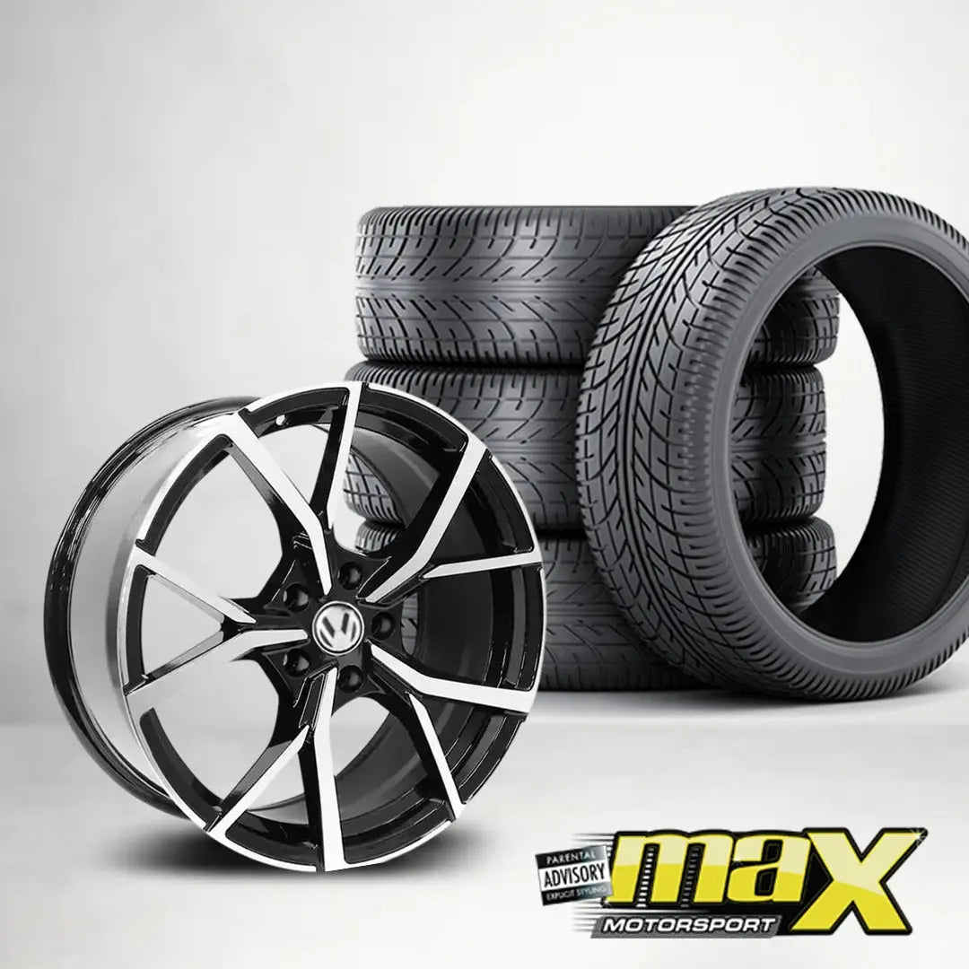15 Inch MX4003 Golf 8R Style Wheel & Tyre Combo - 5x100 PCD Max Motorsport