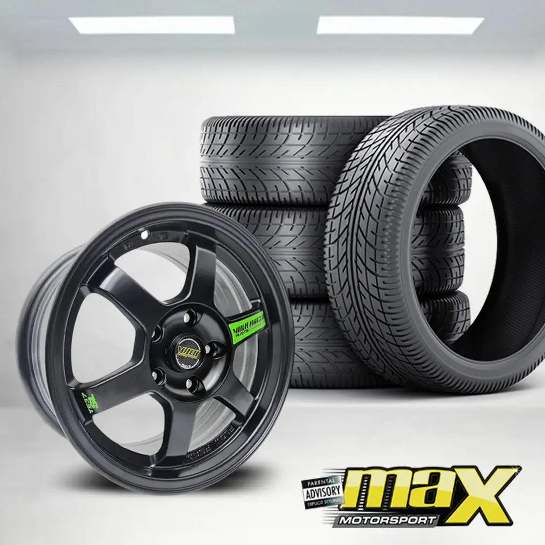 15 Inch - MX509 V.olk Wheel & Tyre Combo - 5x114.3 PCD Max Motorsport