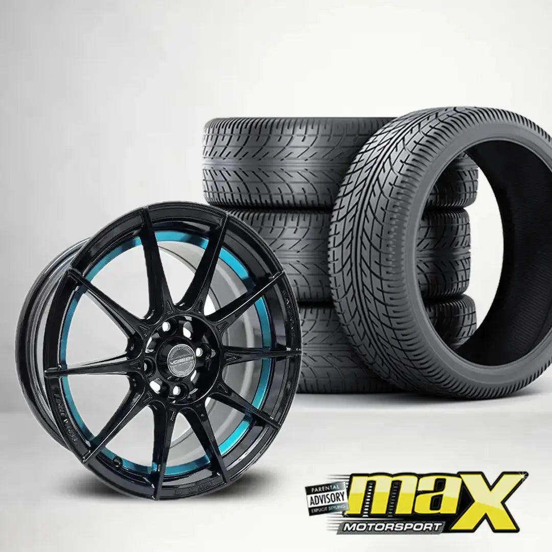 15 Inch MX511-15-5100 BSS Wheel & Tyre Combo - (4x100 PCD) Max Motorsport