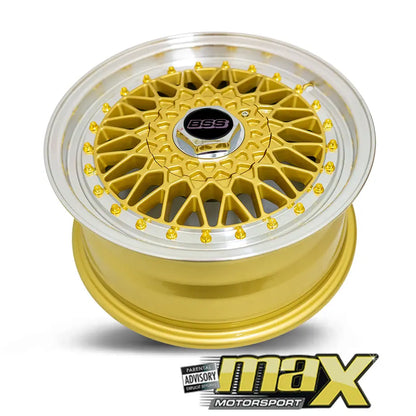 15 Inch Mag Wheel - MX032-5 BSS Style Wheels (4x100/ 4x114.3 PCD) Max Motorsport