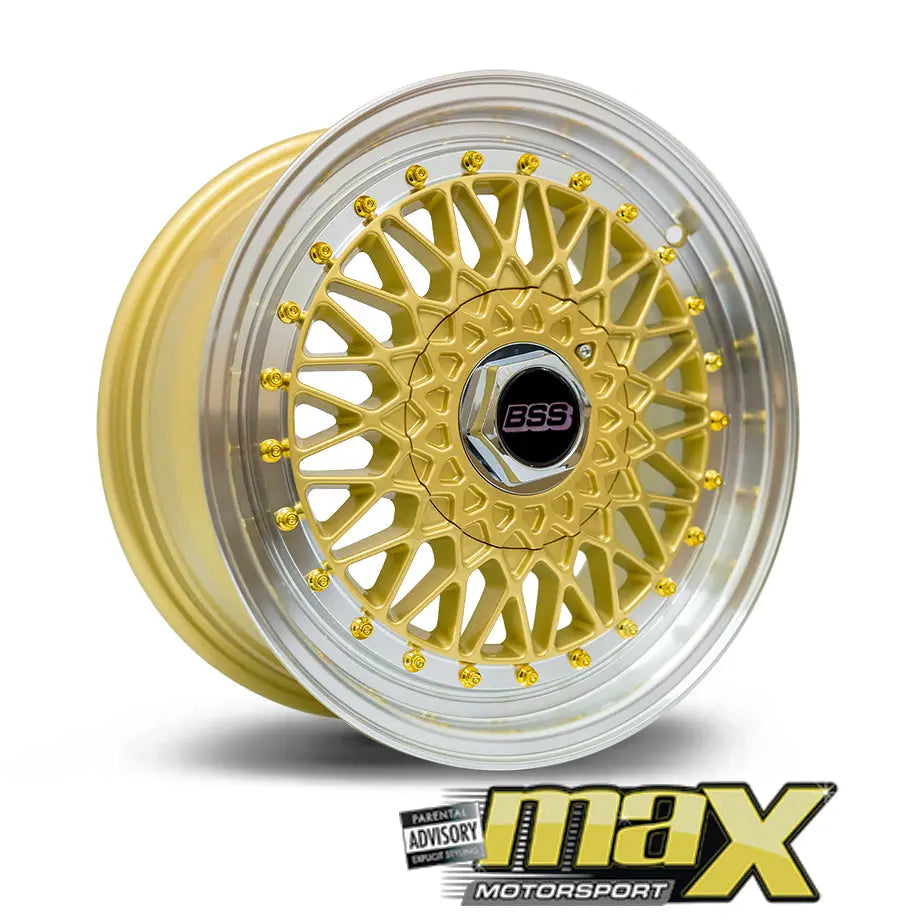 15 Inch Mag Wheel - MX032-5 BSS Style Wheels (4x100/ 4x114.3 PCD) Max Motorsport