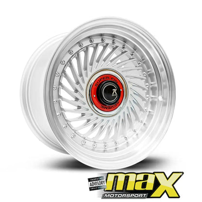 15 Inch Mag Wheel - MX1213-A SevenK Twist Wheel (4x100 / 4x114.3 PCD) Max Motorsport