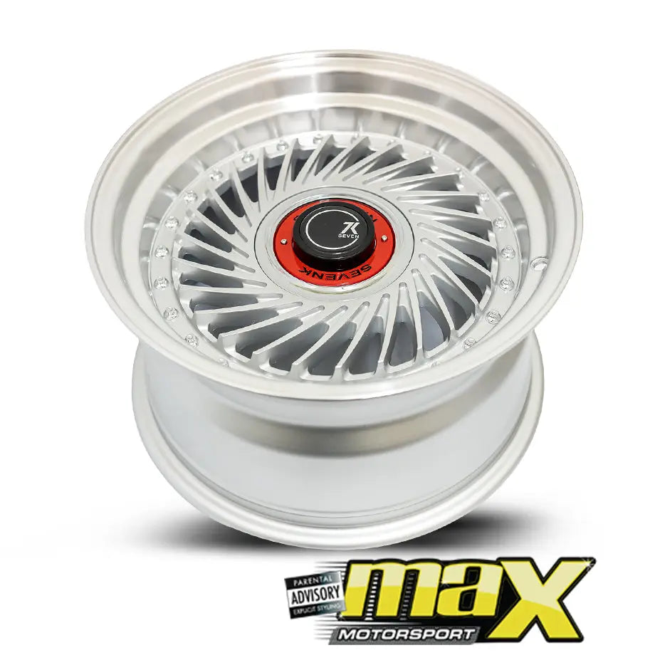 15 Inch Mag Wheel - MX1213-A SevenK Twist Wheel (4x100 / 4x114.3 PCD) Max Motorsport