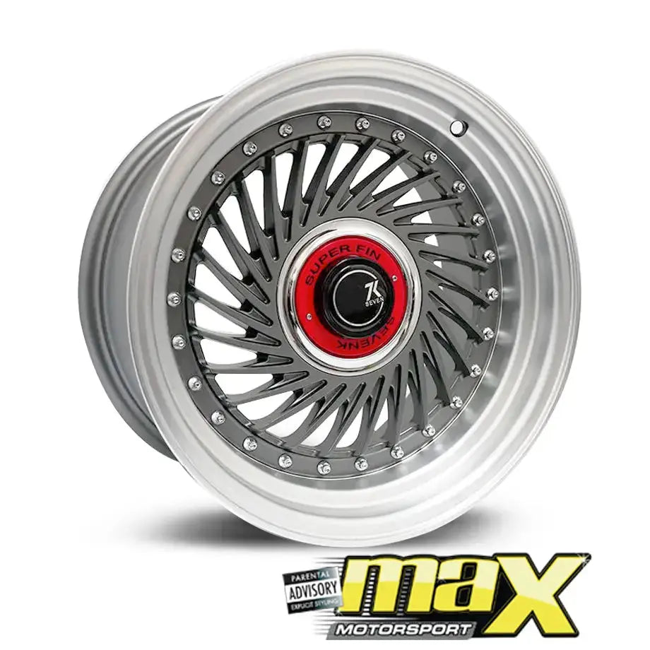 15 Inch Mag Wheel - MX1213-H SevenK Twist Wheel (4x100 / 4x108 PCD ...