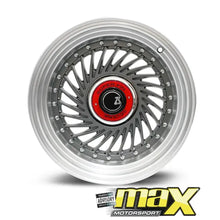 Load image into Gallery viewer, 15 Inch Mag Wheel - MX1213 SevenK Twist Wheel (4x100 / 5x100 PCD) Max Motorsport
