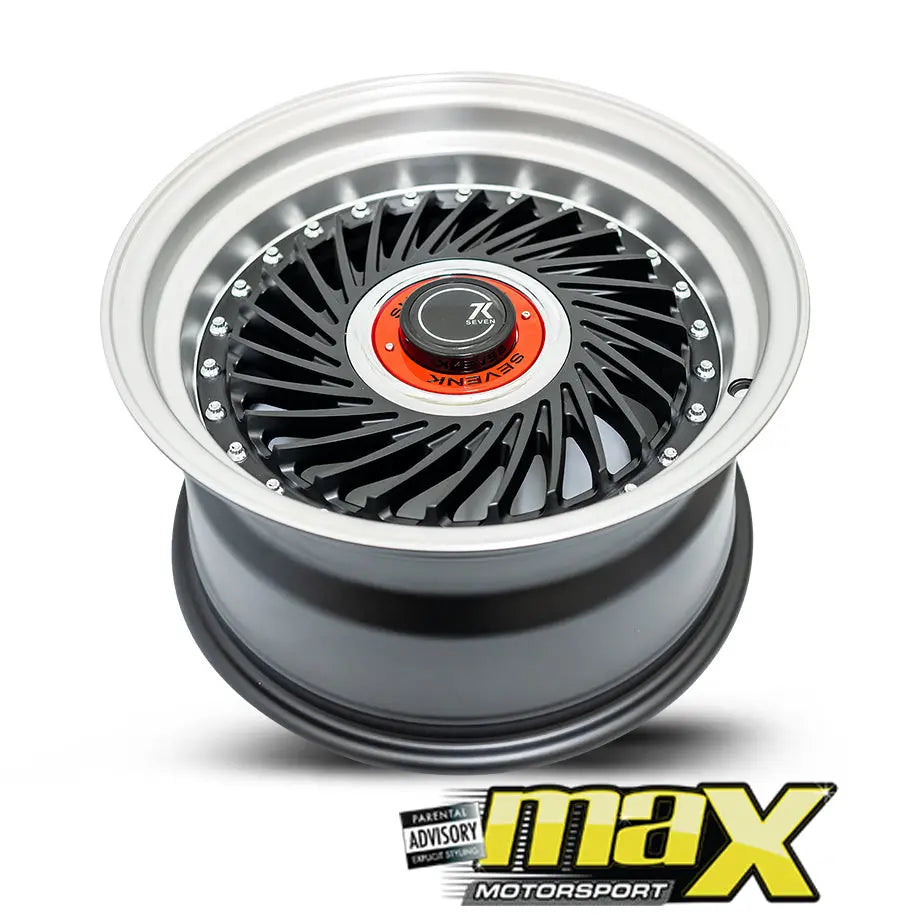 15 Inch Mag Wheel - MX1213-I SevenK Twist Wheel (4x100 / 5x100 PCD) Max Motorsport