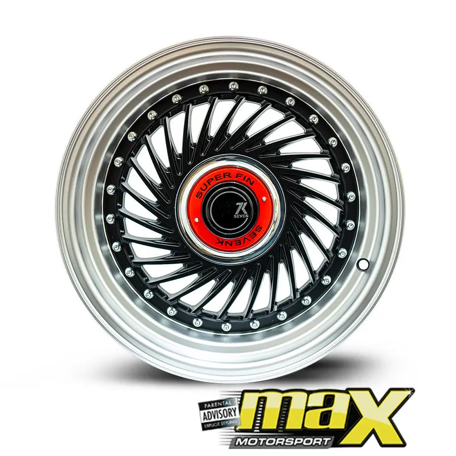 15 Inch Mag Wheel - MX1213-I SevenK Twist Wheel (4x100 / 5x100 PCD) Max Motorsport