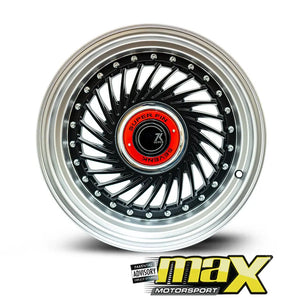15 Inch Mag Wheel - MX1213-I SevenK Twist Wheel (4x100 / 5x100 PCD) Max Motorsport