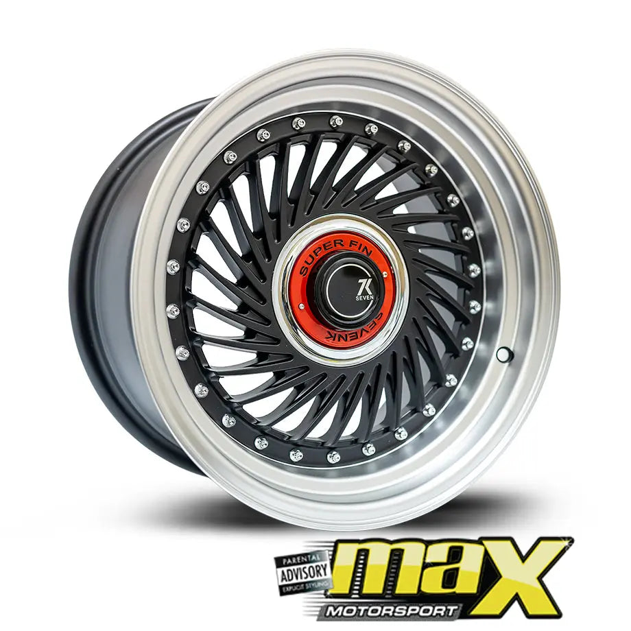 15 Inch Mag Wheel - MX1213-I SevenK Twist Wheel (4x100 / 5x100 PCD) Max Motorsport