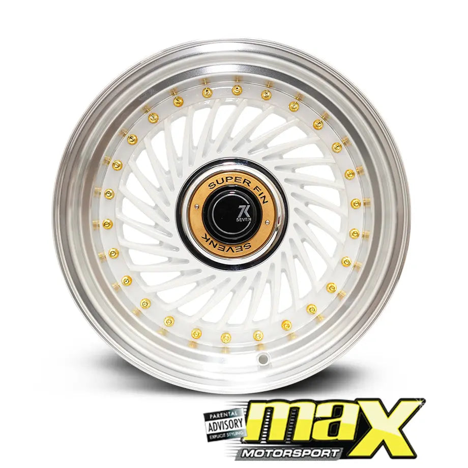 15 Inch Mag Wheel - MX1213-J SevenK Twist Wheel (4x100 / 4x114.3 PCD) Max Motorsport