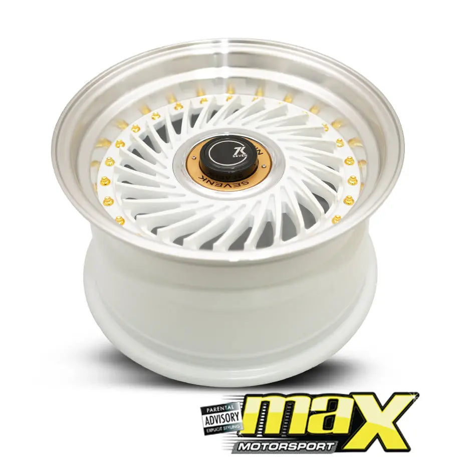 15 Inch Mag Wheel - MX1213-J SevenK Twist Wheel (4x100 / 4x114.3 PCD) Max Motorsport