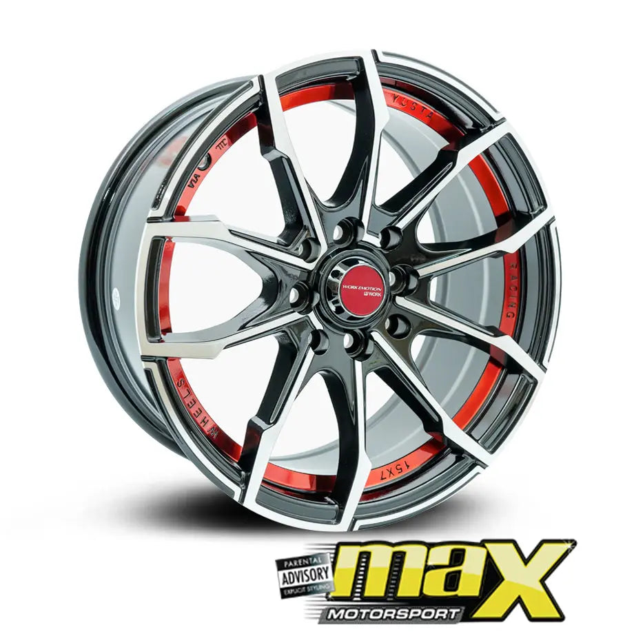 15 Inch Mag Wheel - MX1280 Wheel (4x100/114.3 PCD) Max Motorsport