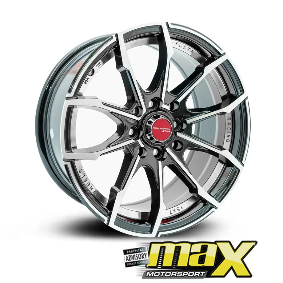 15 Inch Mag Wheel - MX1280 Wheel (4x100/114.3 PCD) – Max Motorsport