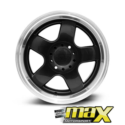 15 Inch Mag Wheel - MX5709 Wheel (4x100 / 108 PCD) Max Motorsport