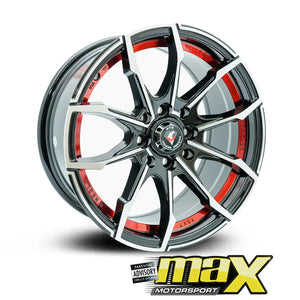 15 Inch Mag Wheel - MX669 Wheel (4x100/114.3 PCD) Max Motorsport