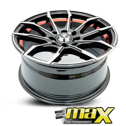 15 Inch Mag Wheel - MX669 Wheel (4x100/114.3 PCD) Max Motorsport