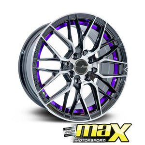 15 Inch Mag Wheel - MX687 Wheel (4x100/114.3 PCD) Max Motorsport