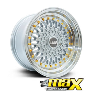 15 Inch Mag Wheel - MX8013 BSS Style Wheels (4x100/ 5x100 PCD) Max Motorsport
