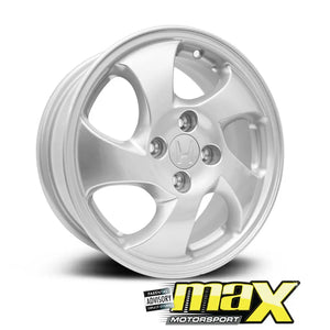 15 Inch Mag Wheel  MX1561 Honda Civic EK4 Style Wheels - 4x100 PCD maxmotorsports