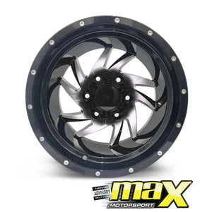 15 Inch Mag Wheel - 10J MX1858 Bakkie Wheel (6x139.7 PCD) Max Motorsport