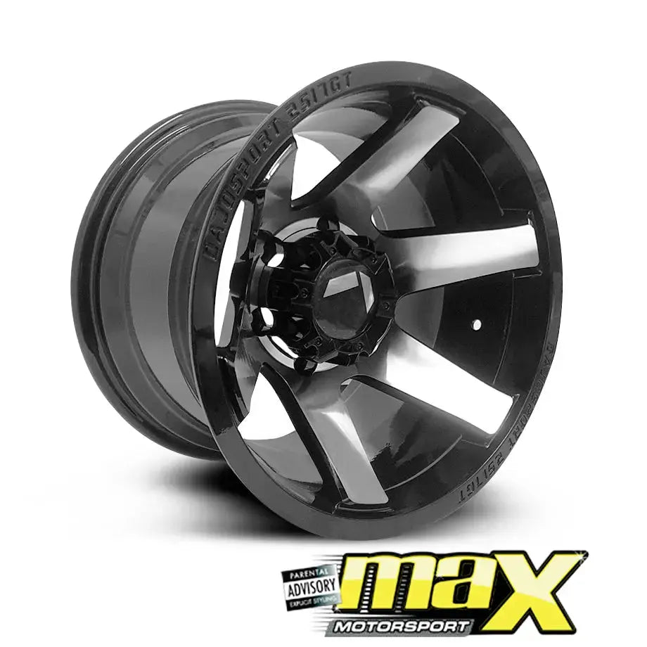 15 Inch Mag Wheel - 10J MX6252 Bakkie Wheel (6x139.7 PCD) Max Motorsport