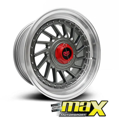 15 Inch Mag Wheel - MX113-A VSN Twist Wheel (4x100 / 5x100 PCD) Max Motorsport
