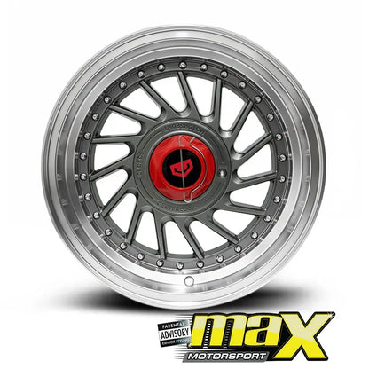 15 Inch Mag Wheel - MX113-A VSN Twist Wheel (4x100 / 5x100 PCD) Max Motorsport