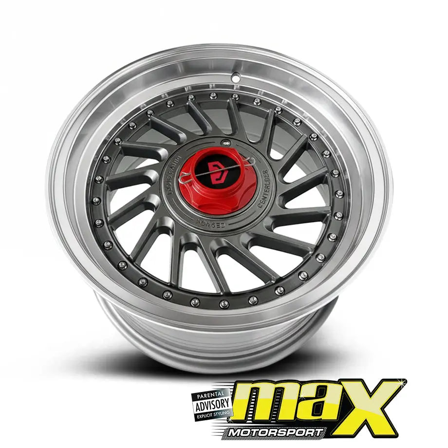15 Inch Mag Wheel - MX113-A VSN Twist Wheel (4x100 / 5x100 PCD) Max Motorsport