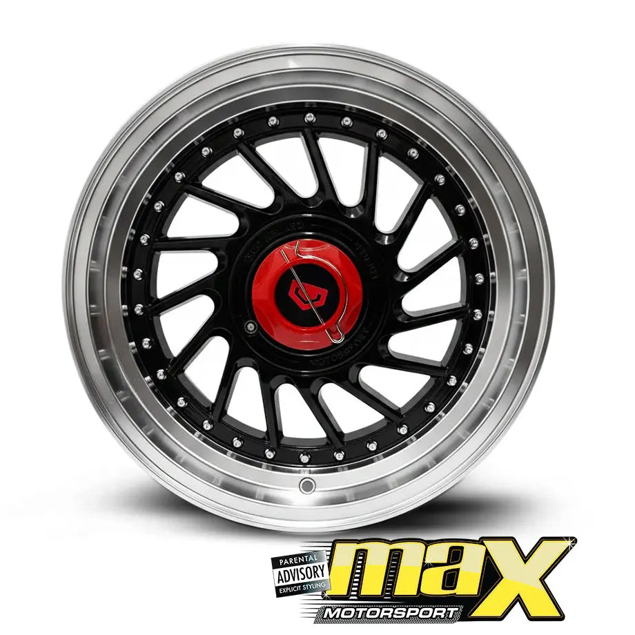 15 Inch Mag Wheel - MX113-E VSN Twist Wheel (4x100 / 5x100 PCD) Max Motorsport