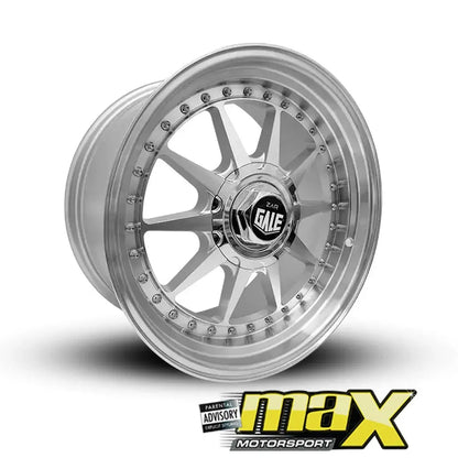 15 Inch Mag Wheel - MX1214-G1 Gale Ewing Style Wheel (4x100 / 4x114.3 PCD) Max Motorsport