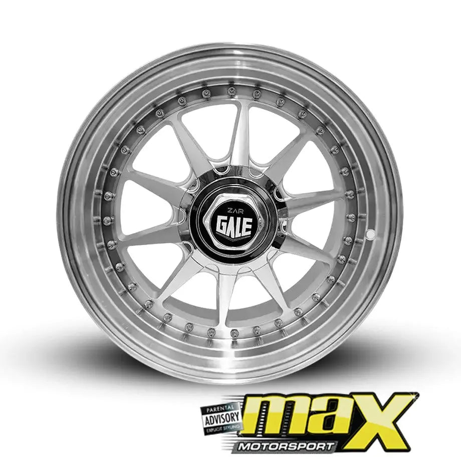 15 Inch Mag Wheel - MX1214-G1 Gale Ewing Style Wheel (4x100 / 4x114.3 PCD) Max Motorsport