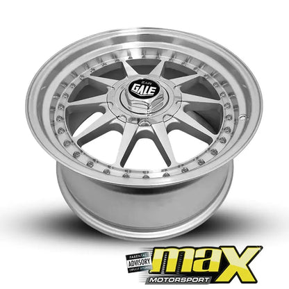 15 Inch Mag Wheel - MX1214-G1 Gale Ewing Style Wheel (4x100 / 4x114.3 PCD) Max Motorsport