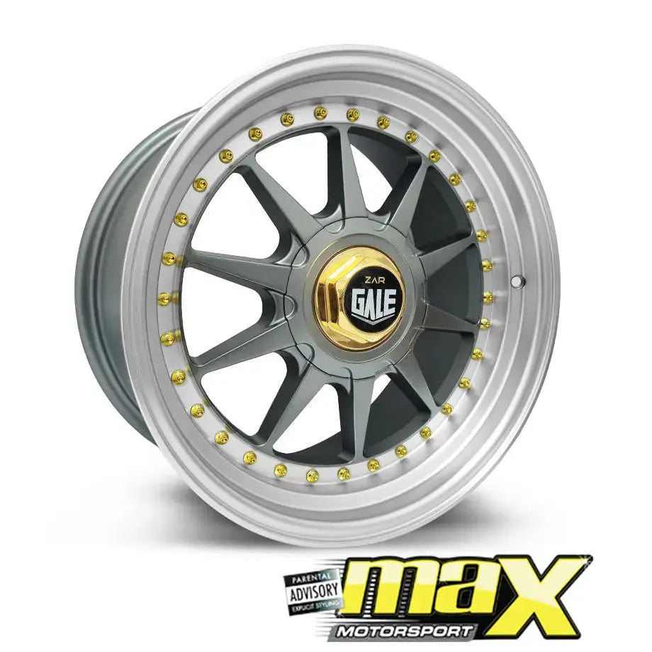 15 Inch Mag Wheel - MX1214-G4 Gale Ewing Style Wheel (4x100 / 5x100 PCD) Max Motorsport