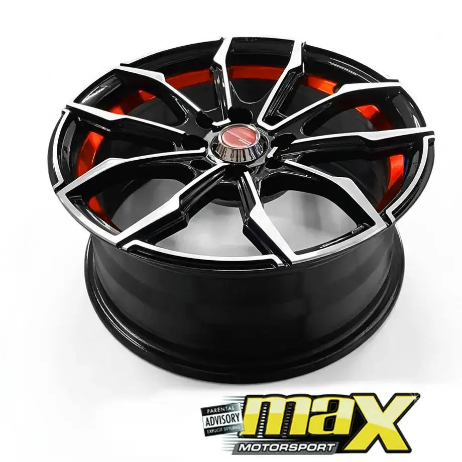 15 Inch Mag Wheel - MX1280-BLU Wheels (4x100/ 4x114.3 PCD) Max Motorsport