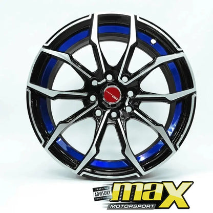 15 Inch Mag Wheel - MX1280-SL Wheels (4x100/ 4x114.3 PCD) Max Motorsport