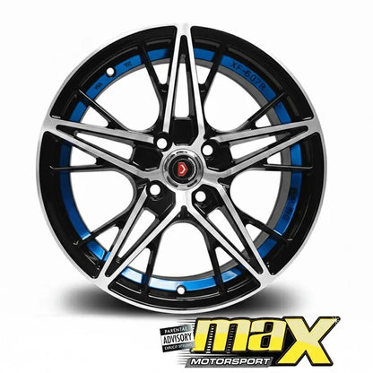 15 Inch Mag Wheel - MX1320-BL VSN Wheels (4x100 PCD) Max Motorsport