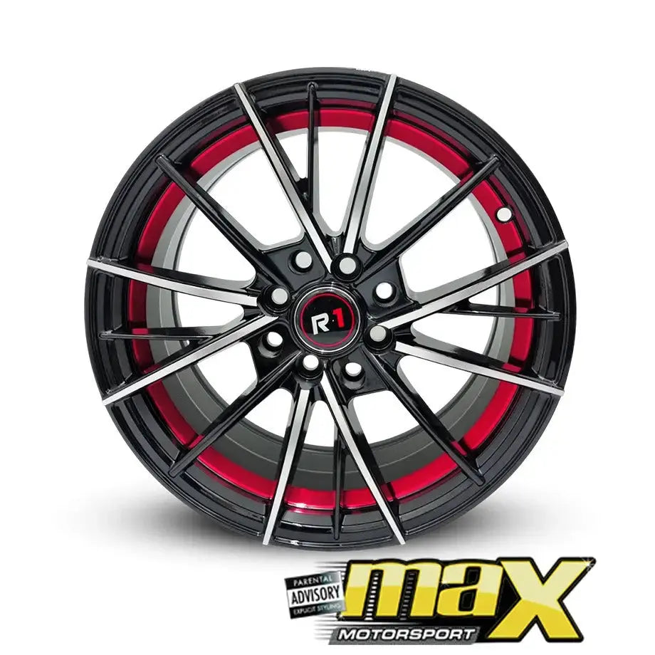 15 Inch Mag Wheel - MX1403-15BL VSN Wheels (4x100 PCD) Max Motorsport