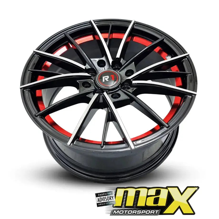 15 Inch Mag Wheel - MX1403-15BL VSN Wheels (4x100 PCD) Max Motorsport