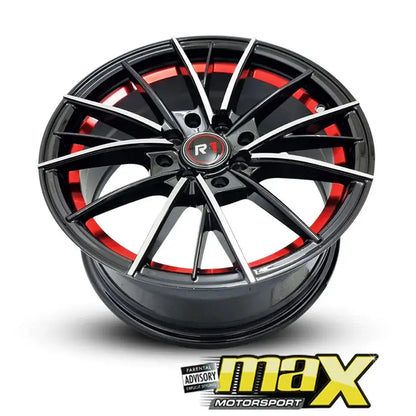15 Inch Mag Wheel - MX1403-15BL VSN Wheels (4x100 PCD) Max Motorsport