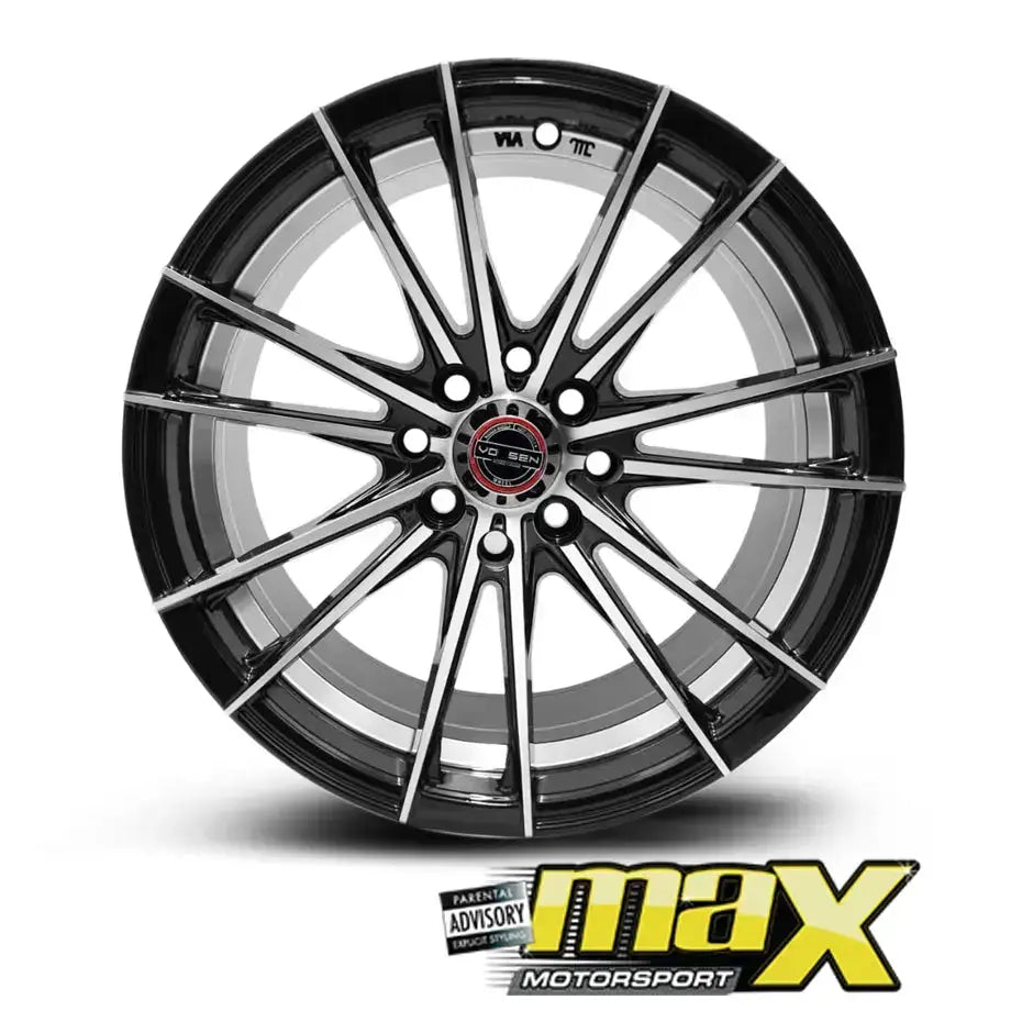 15 Inch Mag Wheel - MX145-RD VSN Concave Wheels (4x100/ 4x114.3 PCD) Max Motorsport