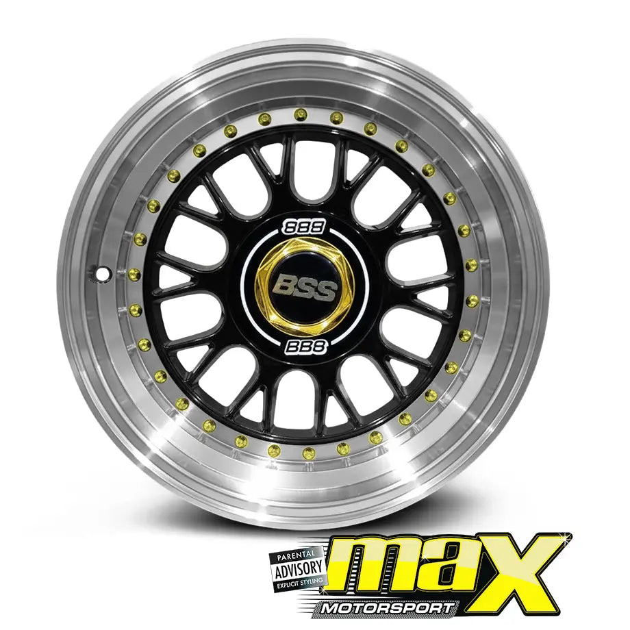 15 Inch Mag Wheel - MX1871-BML BSS Wheel (4x100 PCD) Max Motorsport